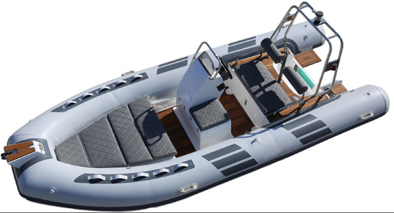 Chine 2022 orque hypalon bateau à côtes rigides 16 pieds avec réservoir de carburant côte gris clair 480D avec terrasse. fournisseur
