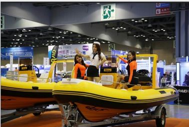 Chine 17ft orque hypalon côte gonflable côte de bateau 520A avec lit solaire console centrale certificat CE cabine arrière fournisseur