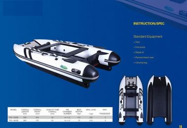 Chine 3.6M Catamaran gonflable tendre avec tapis d'air dans le tube en PVC moins de poids fournisseur