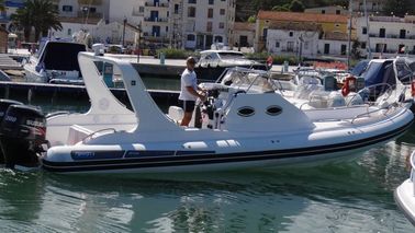 Chine 31 pieds Orca Hypalon Rib gonflable Barque Rib960B 7 Chambre avec petite cabine fournisseur