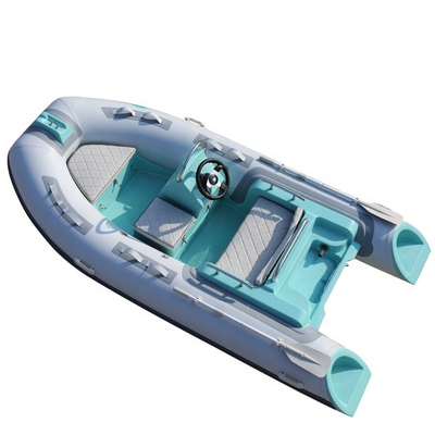 2022 bateaux de pêche gonflables à moteur 12ft rib boat 360C avec console et cabine arrière fournisseur