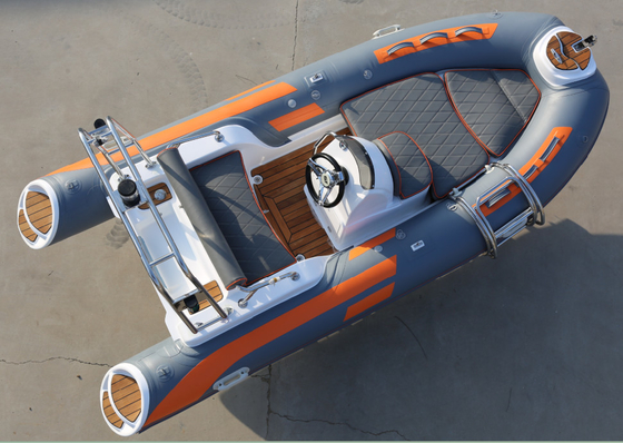 2022 conception créative avec réservoir de carburant amovible bateaux gonflables à côte 13 pieds côte390CL avec plancher en teck fournisseur