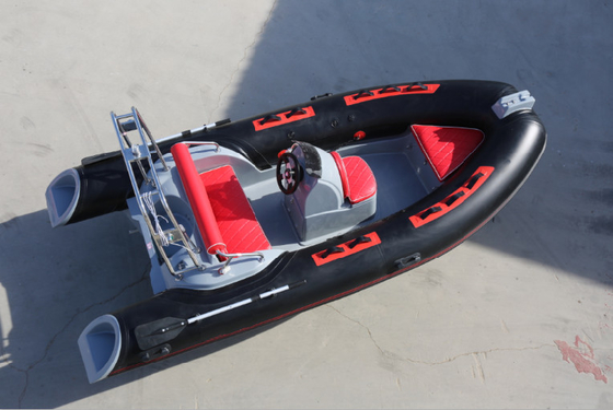 2022 bateaux gonflables portables bateaux à coque rigide gonflables longueur 430cm avec côte de cabine à carburant 430B fournisseur