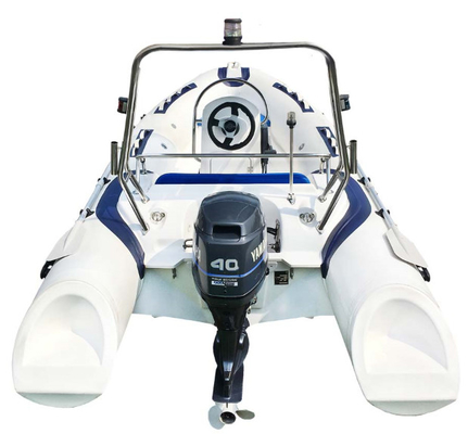 2022 bateaux gonflables portables bateaux à coque rigide gonflables longueur 430cm avec côte de cabine à carburant 430B fournisseur
