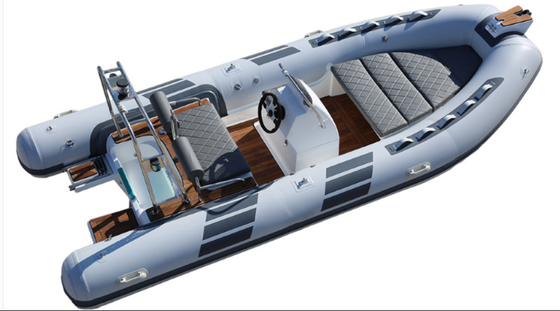 2022 orque hypalon bateau à côtes rigides 16 pieds avec réservoir de carburant côte gris clair 480D avec terrasse. fournisseur