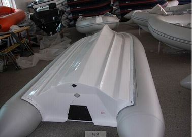 Barque jaune à petites côtes à l'extérieur en PVC en fibre de verre, coque 390 cm avec un auvent fournisseur