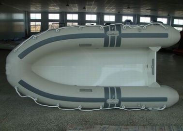 PVC / Tubes Hypalon Petits bateaux de pêche en aluminium 290 cm OEM amovible Accepté fournisseur