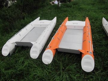 Fort bateau de travail de catamaran durable et fabriqué à la main avec SS Transom fournisseur