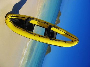 Kayak gonflable pour 2 personnes avec fenêtre, 388 cm de fond clair Kayak gonflable fournisseur