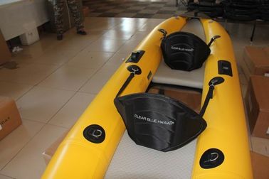 Kayak de pêche gonflable pour une seule personne, meilleure vue Kayak de canoë transparent fournisseur