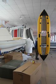 Kayak gonflable pour 2 personnes avec fenêtre, 388 cm de fond clair Kayak gonflable fournisseur