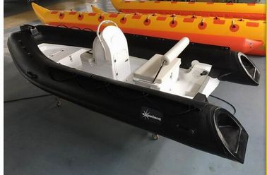 Bateaux à coque rigide gonflables en fibre de verre Orca Hypalon de 4,3 m avec tube gonflable fournisseur