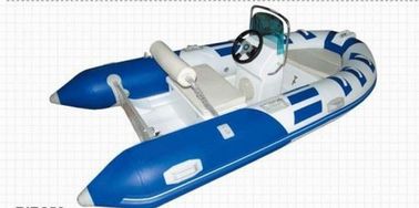 Blue Small Rib Boat 3,5 m PVC résistant aux produits chimiques avec un cadre de corps large et sportif fournisseur