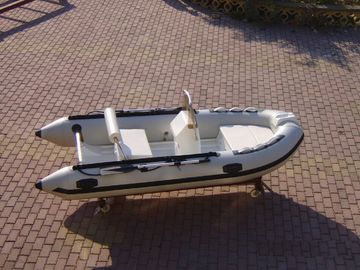 Blue Small Rib Boat 3,5 m PVC résistant aux produits chimiques avec un cadre de corps large et sportif fournisseur