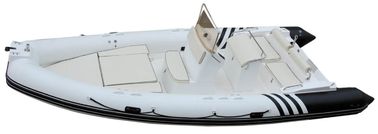 Bateaux gonflables à coque rigide 22 pieds de dureté / fiabilité avec étape en fibre de verre fournisseur
