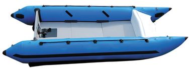 V - Bottom en forme de catamaran bateau de travail facile à installer 410cm avec plaque en fibre de verre fournisseur