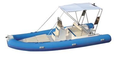 Bateau gonflable rigide en PVC de 20 pieds 590 kg, bateau gonflable à fond dur fait à la main fournisseur