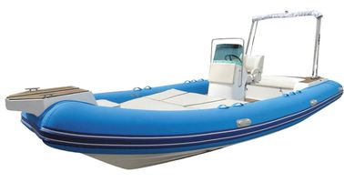 Bateau gonflable à côtes de teck de 7,3 m Design élégant avec coque en fibre de verre fournisseur