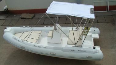 550cm orque hypalon grand bateau panga lit de bain gonflable côte côte de bateau 550 avec haut bimini fournisseur