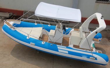 Plancher de luxe bateau gonflable à côtes fait à la main 550 cm 4 couches de coutures renforcées fournisseur