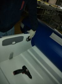 Deux pédales, deux pontous sans cadre, un bateau pliant portatif fait à la main. fournisseur