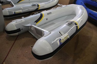 PVC / Tubes Hypalon Petits bateaux de pêche en aluminium 290 cm OEM amovible Accepté fournisseur