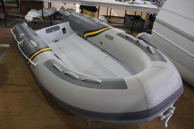 PVC / Tubes Hypalon Petits bateaux de pêche en aluminium 290 cm OEM amovible Accepté fournisseur