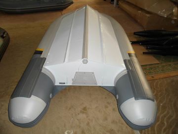 12.6 pieds Barque à côtes en aluminium 380 cm à double pont à coque bateaux légers pour l'appel d'offres fournisseur