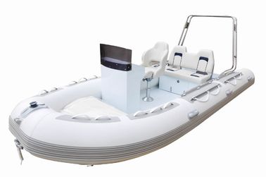 Bateau à côtes en aluminium de luxe, de 216 cm de largeur, imperméable, lourd, en V fournisseur