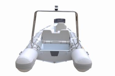 Bateau à côtes en aluminium de luxe, de 216 cm de largeur, imperméable, lourd, en V fournisseur