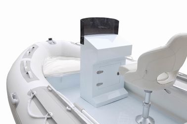 Bateau à côtes en aluminium de luxe, de 216 cm de largeur, imperméable, lourd, en V fournisseur