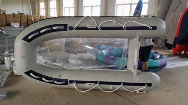 Bateau gonflable transparent de 3,3 m durable pour 4 personnes fournisseur