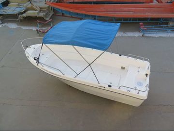 Bateaux de pêche à deux places en fibre de verre Largeur 1,9 m Bateau de pêche pour 6 personnes fournisseur