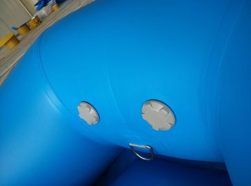 Plage de rivière gonflable bleue en PVC renforcée au fond pour 4 personnes fournisseur