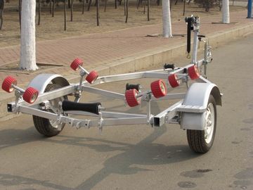 4.8m 2 axes galvanisée taille de remorque de bateau en acier personnalisée avec une grande charge utile fournisseur
