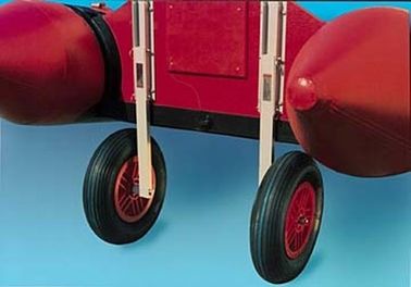 Taille personnalisée roues gonflables pour bateau, roues gonflables en aluminium pour remorquage fournisseur