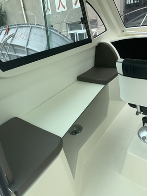 2023 nouveau yacht de pêche de 8,7m GRP avec cabine à bas prix avec deux moteurs fournisseur