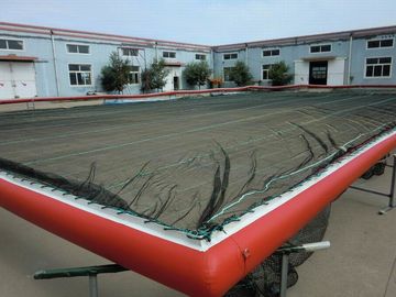 Couleur du tapis gonflable HDPE Mesh Boom Optionnel pour la piscine / mer fournisseur
